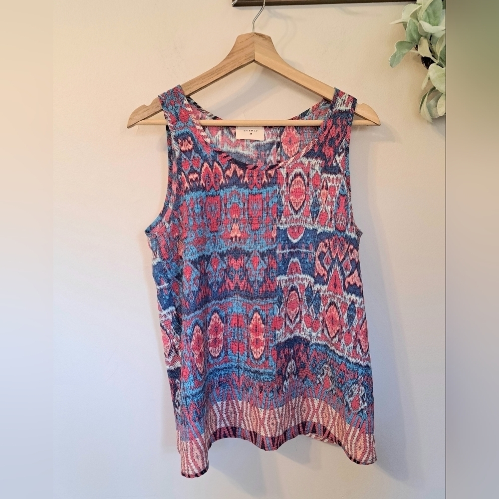 Every Women's Aztec Ikat Sleeveless Multicolor Size M